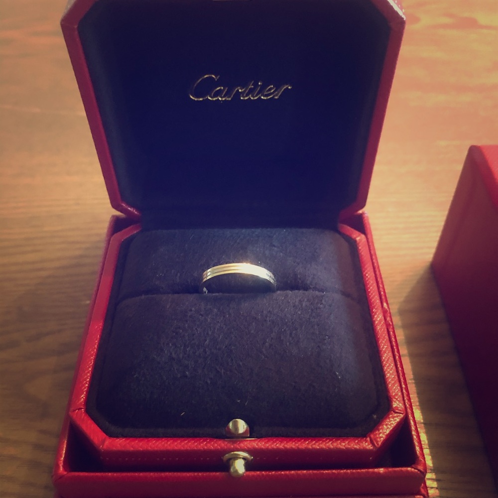 Cartier trinity wedding band
